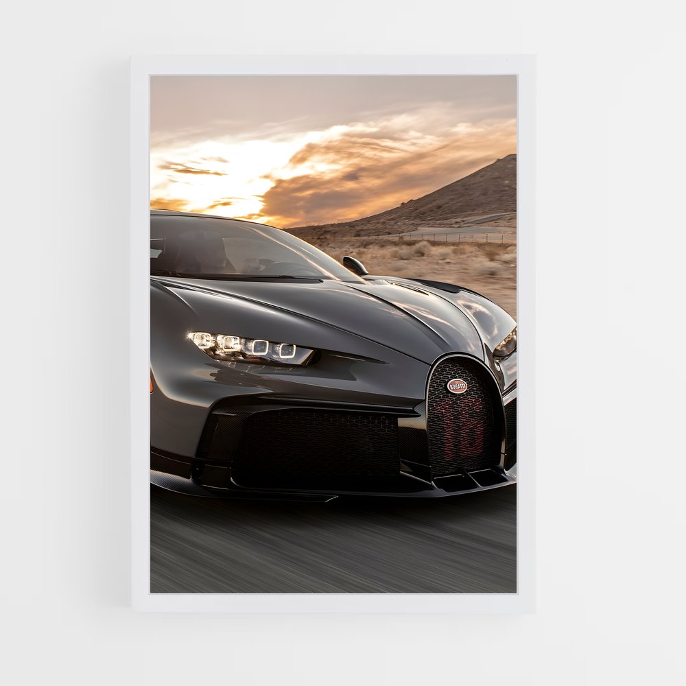 Poster Chiron Super Sport – affiche Bugatti (vue 3)
